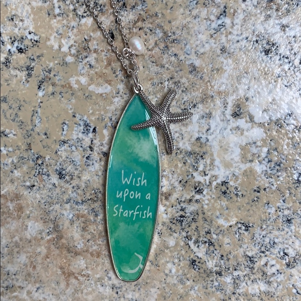 Stainless steel Surfboard pendant - Picture 2 of 4